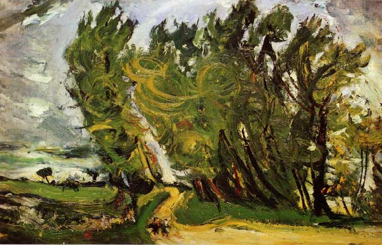 Chaim Soutine Windy Day in Auxerre China oil painting art